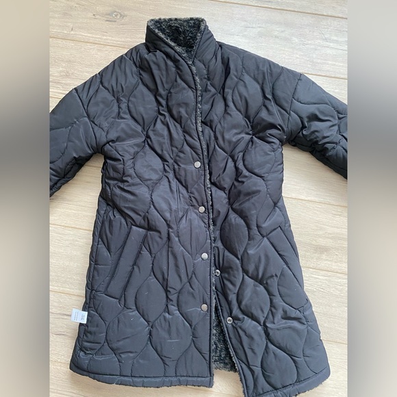 Saltwater luxe reversible black/ grey coat - Picture 2 of 3